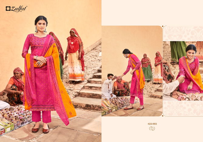 Zulfat Riyasat Heavy Cotton Fancy Festive Wear Designer Dress Material Collection